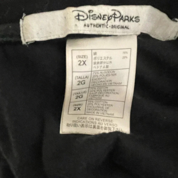Walt Disney World Black Mickey Mouse Full Zip Velour Zip Up Jacket size … - Picture 6 of 6